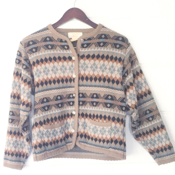 Brown Knit Sweater - Picture 1 of 6